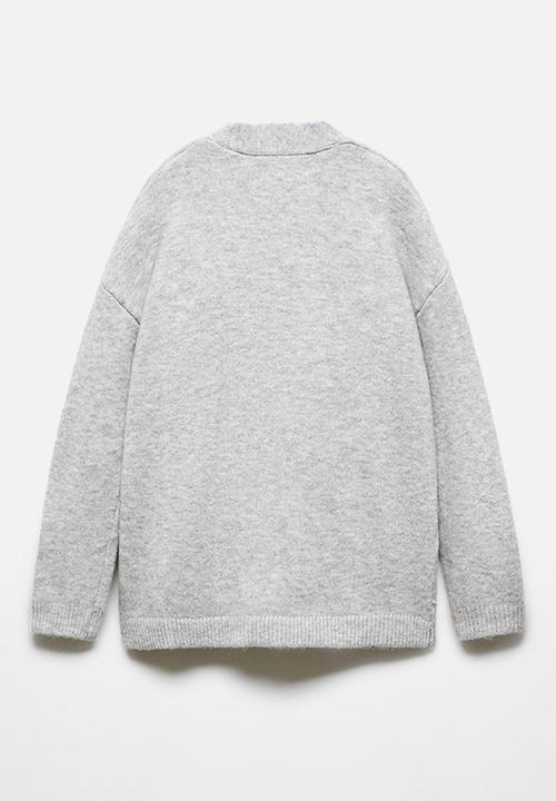 MANGO - Cardigan tique5 - light grey denim