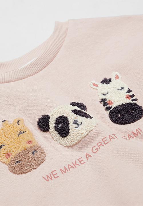 MANGO - Sweatshirt team - pink