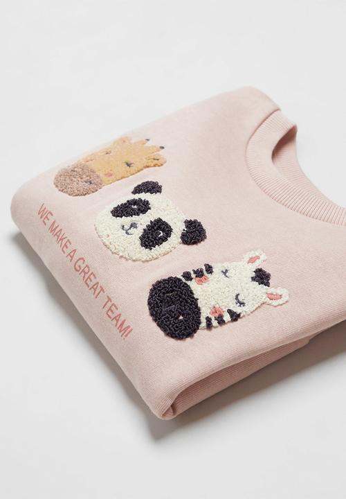 MANGO - Sweatshirt team - pink