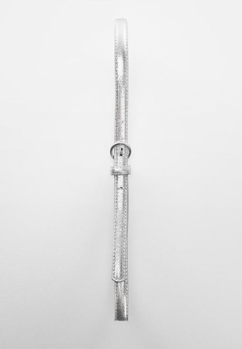 MANGO - Belt starb - silver