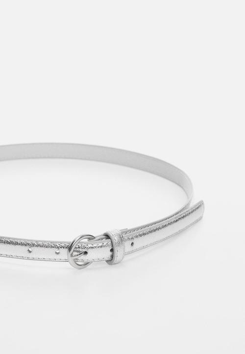 MANGO - Belt starb - silver