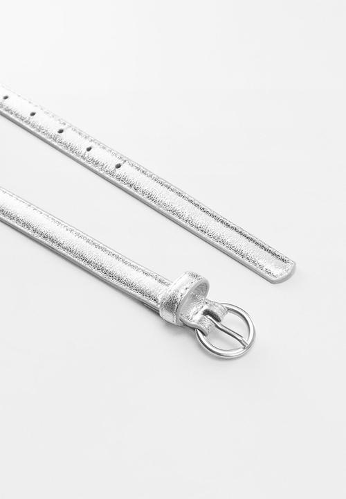 MANGO - Belt starb - silver