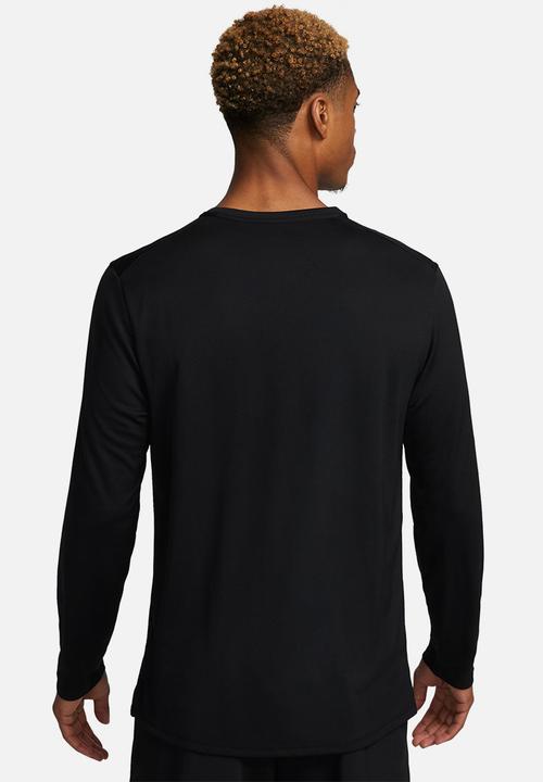 Nike - Dri-FIT uv miler top ls - black & reflective silver