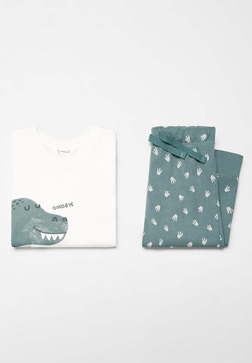 MANGO - Pyjamas dinoflap - dark green