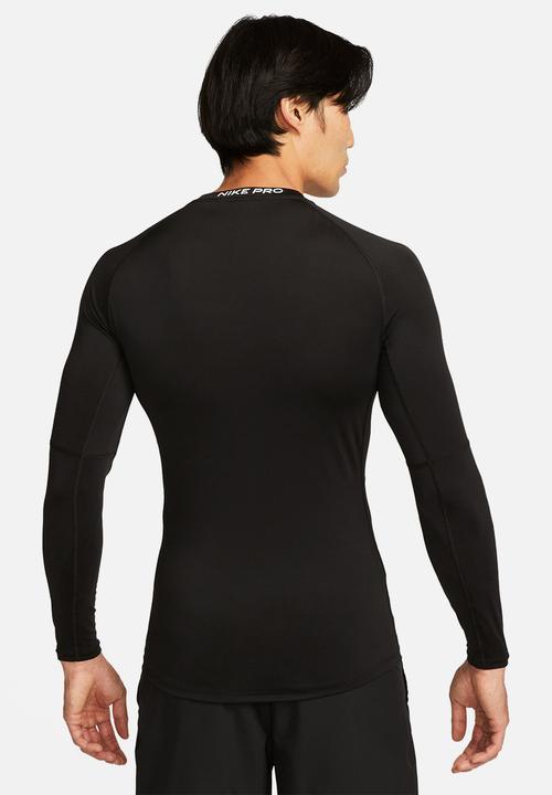 Nike - Nike Pro Dri-FIT tight ls fitness top - black/white