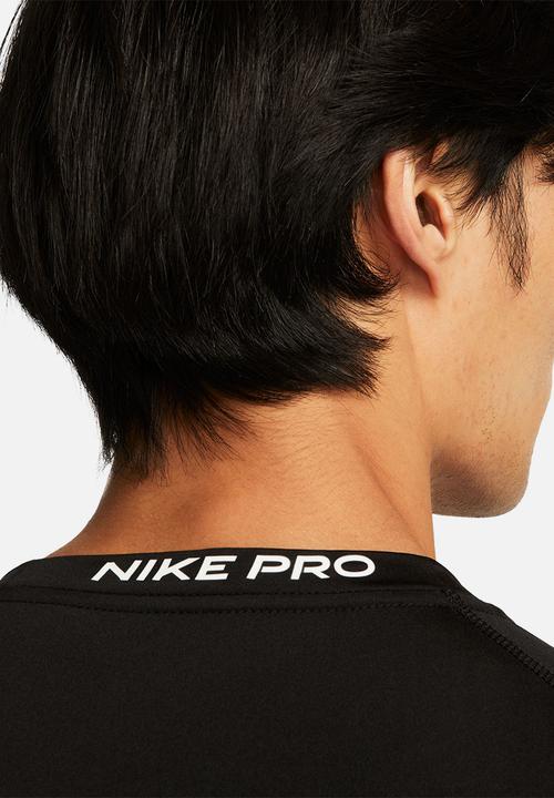 Nike - Nike Pro Dri-FIT tight ls fitness top - black/white