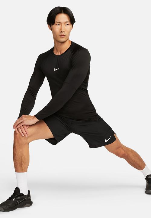 Nike - Nike Pro Dri-FIT tight ls fitness top - black/white