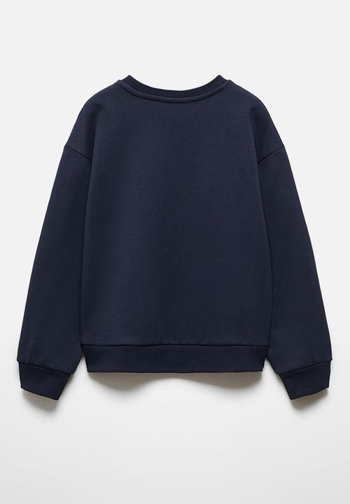 MANGO - Sweatshirt happy - navy