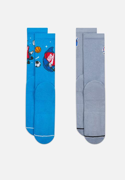 Nike - Nike Everyday Plus Cushioned Crew Socks (2 Pairs). - multi