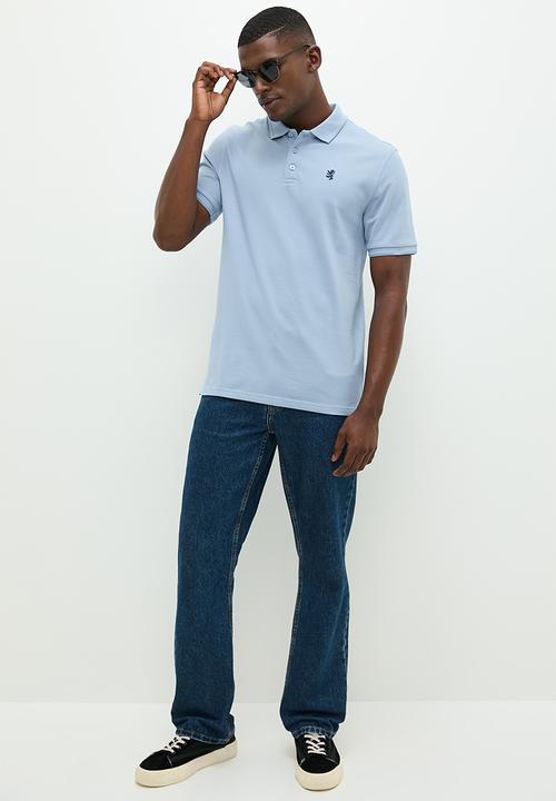 Pringle of Scotland - Pringle austyn pima pique golfer - blue 
