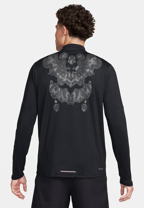 Nike - Dri-FIT UV 1/2-Zip running top-  black