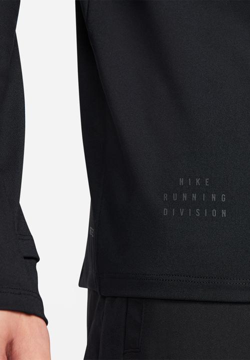 Nike - Dri-FIT UV 1/2-Zip running top-  black