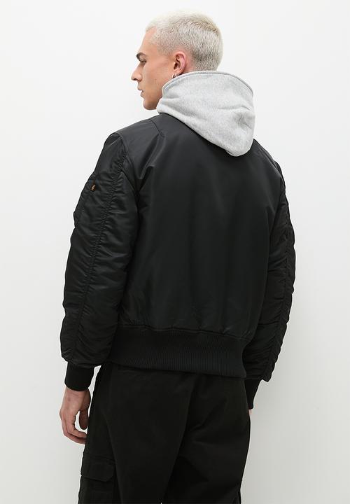 Alpha Industries - MA-1 Dtec Se - Black & Grey