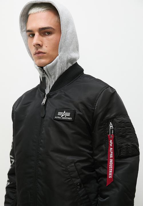 Alpha Industries - MA-1 Dtec Se - Black & Grey