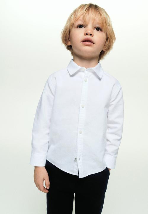 MANGO - Shirt oxfordb - whiite