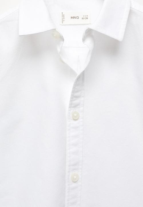 MANGO - Shirt oxfordb - whiite