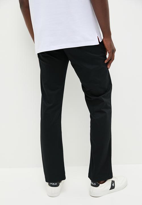 POLO - Milan milan straight leg chino - black