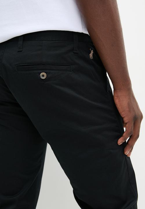 POLO - Milan milan straight leg chino - black