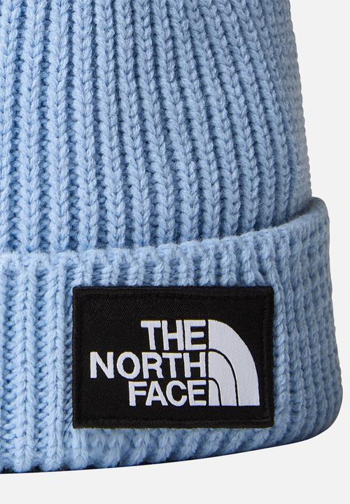 The North Face - Logo Box Cuffed Beanie - Steel Blue