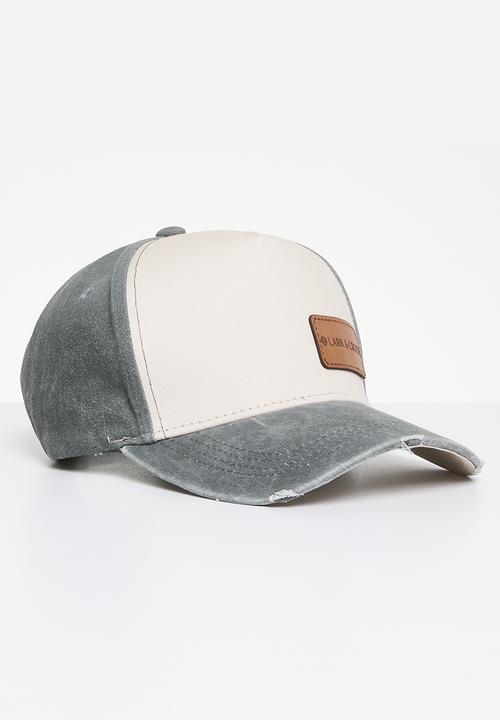 Lark & Crosse - Luke peak cap - grey