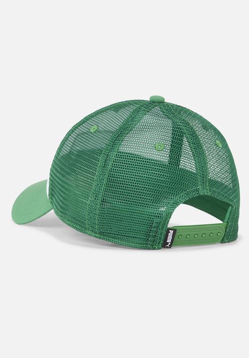 PUMA - Puma trucker cap - archive green/puma white