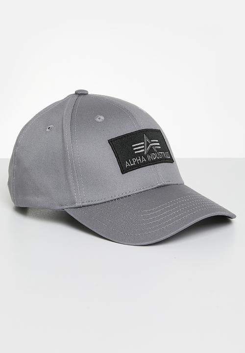 Alpha Industries - Alpha badge peak cap - grey