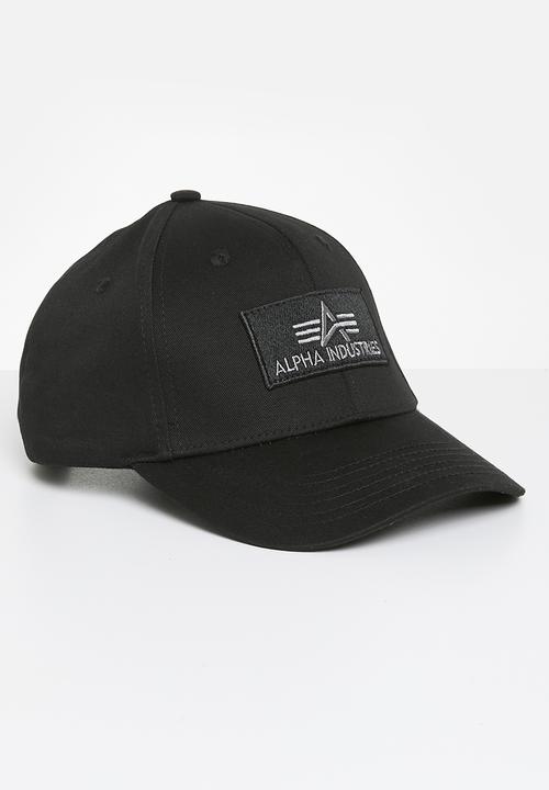Alpha Industries - Alpha badge peak cap - black