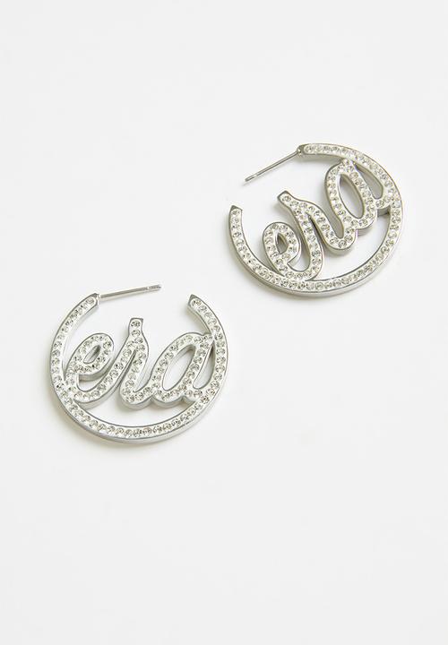 ERA by DJ Zinhle - Era Logo Mini Luxe Hoop - Silver