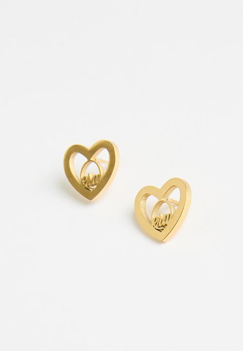 ERA by DJ Zinhle - Thando studs - gold .