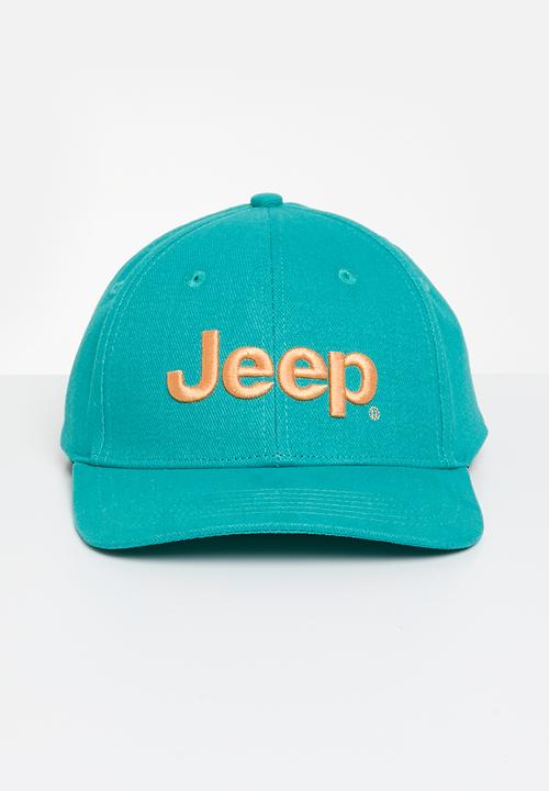 JEEP - Basic branded cap verdigris jeep - green