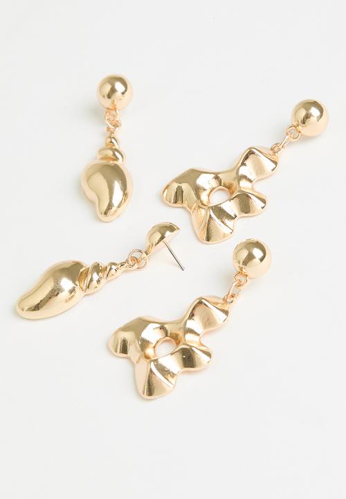 Superbalist - Brynlee earring pack - gold