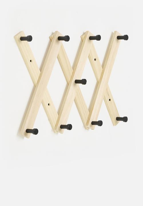 Storage Solutions - Constatina wall hook - black & natural