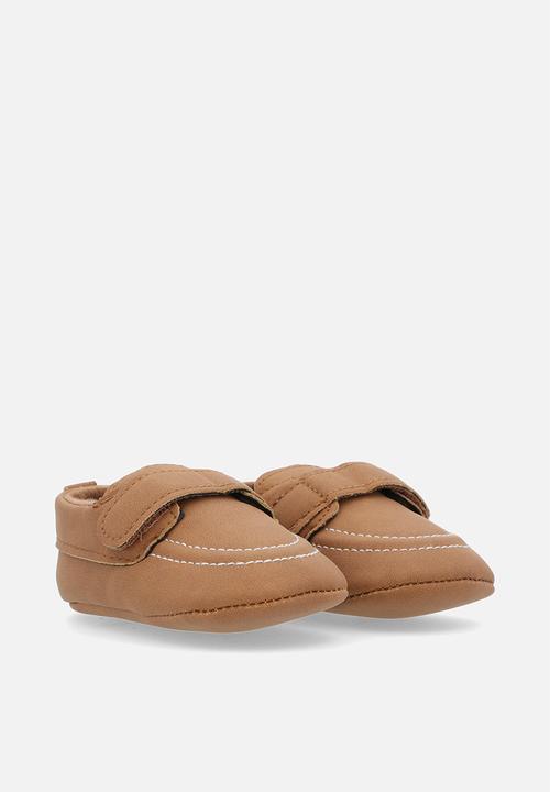 Pop Candy - Velcro strap loafer - tan