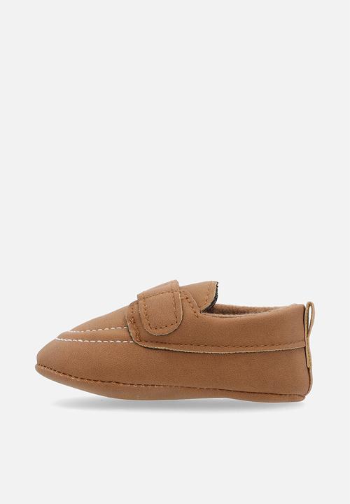 Pop Candy - Velcro strap loafer - tan