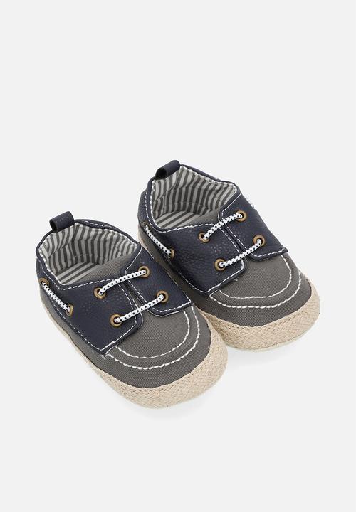 Pop Candy - Lace up loafers - grey