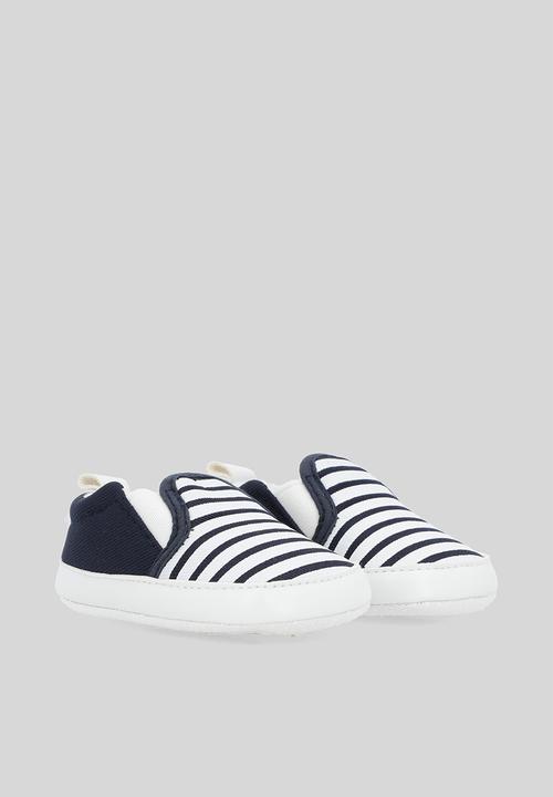 Pop Candy - Slip on sneakers - blue & white