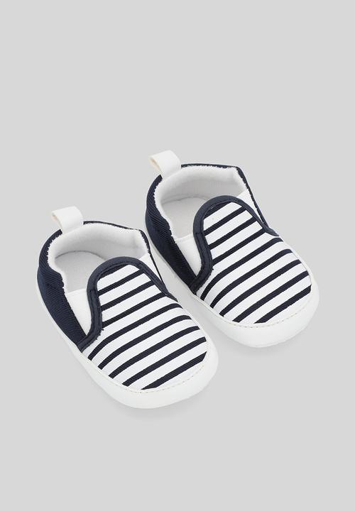 Pop Candy - Slip on sneakers - blue & white