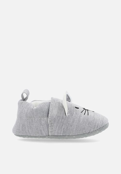 Pop Candy - Animal print slippers - grey