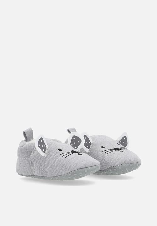 Pop Candy - Animal print slippers - grey