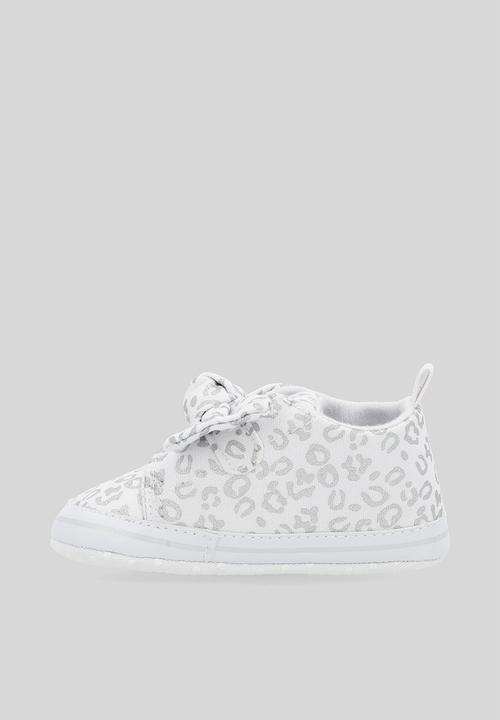 Pop Candy - Bowknot slip on sneakers - grey & white
