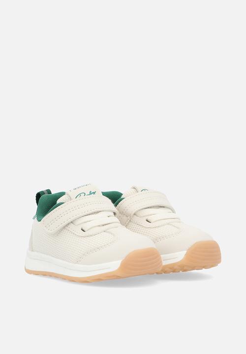 Pop Candy - Lace velcro strap sneakers - green & white