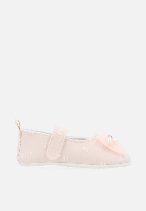 Pop Candy - Bowknot pearl pumps - pink