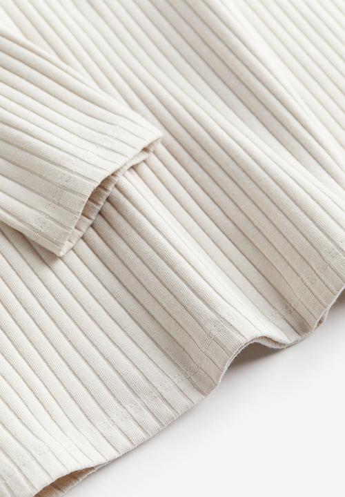 H&M - Collared bodycon dress - beige