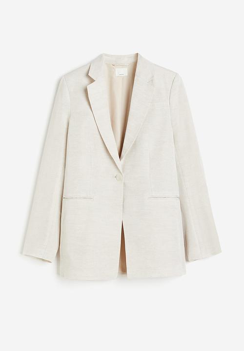 H&M - Single-breasted blazer - beige