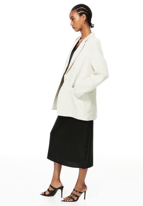 H&M - Single-breasted blazer - beige