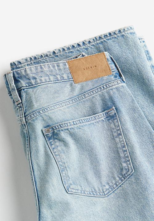 H&M - Curvy fit baggy low jeans - blue