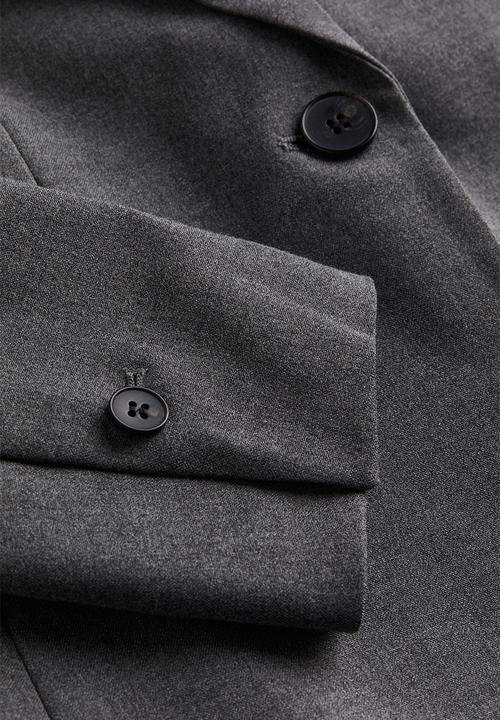H&M - Fitted jacket -  dark grey