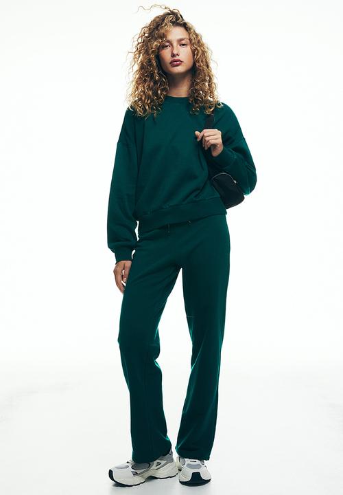 H&M - Oversized sweatshirt - dark green