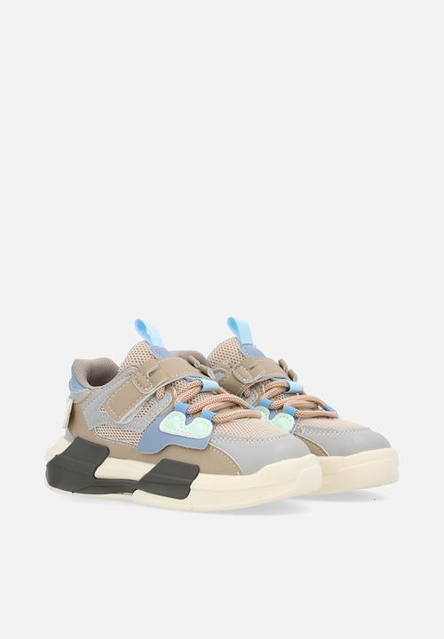 Pop Candy - Lace up sneakers - khaki multi