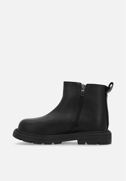 Pop Candy - Zip fastening ankle boot - black